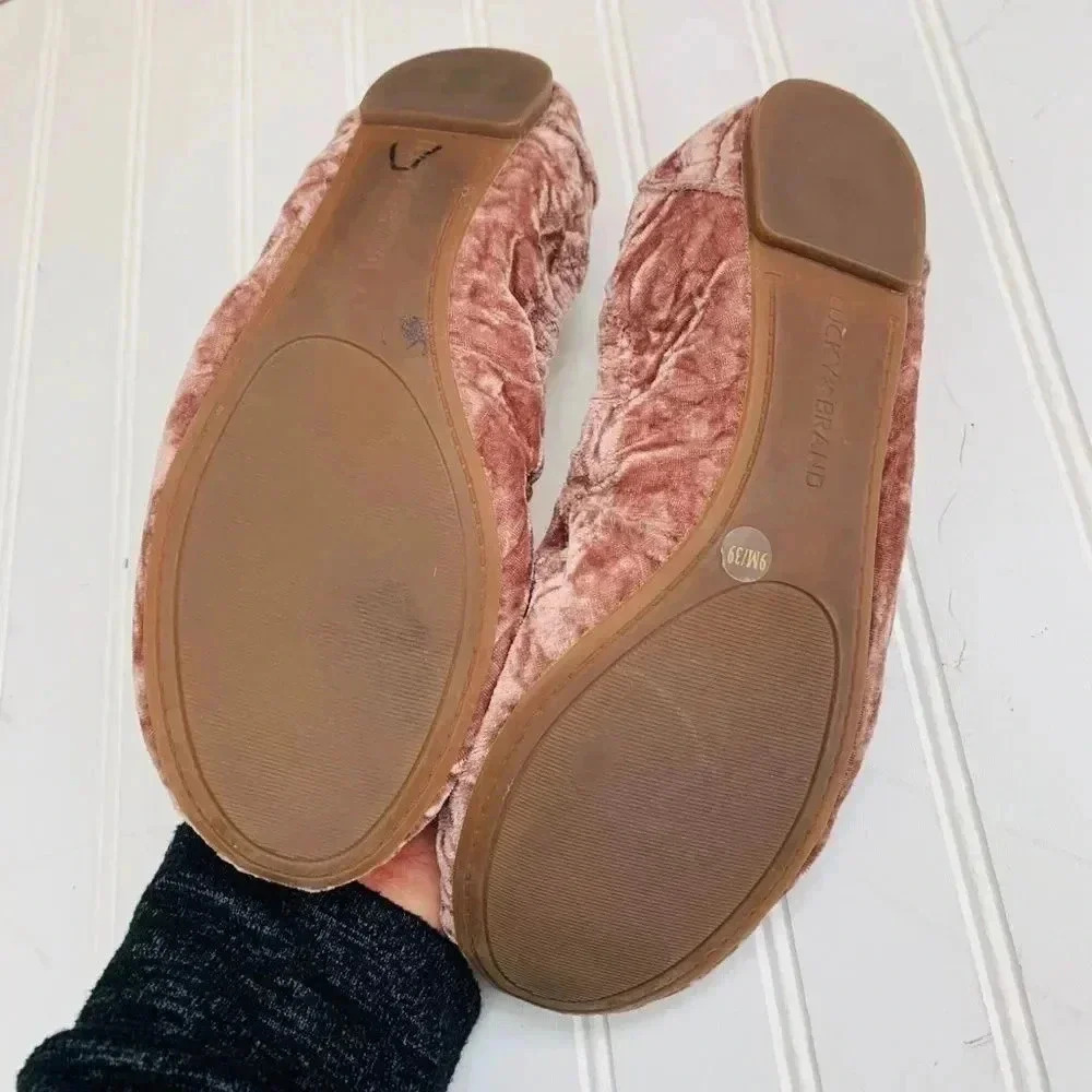 Lucky Brand Velvet Flats - Picture 6 of 6